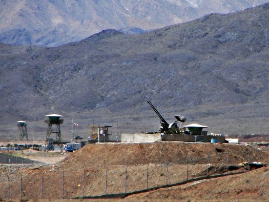 Flugabwehr zur Verteidigung des Iranischen Atomprogramms in Natanz, Iran